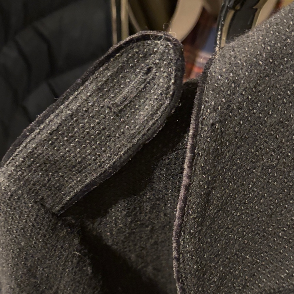 Juicy Couture Black Double-Breasted Pea Coat - Picture 4 of 5